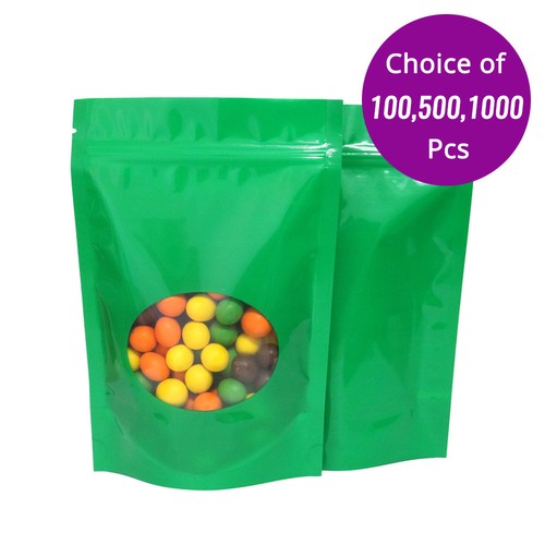 25x5 5in glossy green mylar - green,